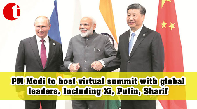PM Modi to host virtual summit with global leaders, Including Xi, Putin, Sharif