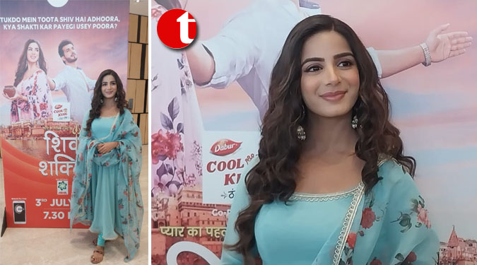 Popular actress Nikki Sharma visits the city of nawabs to promote her upcoming show - Pyaar Ka Pehla Adhyaya ShivShakti