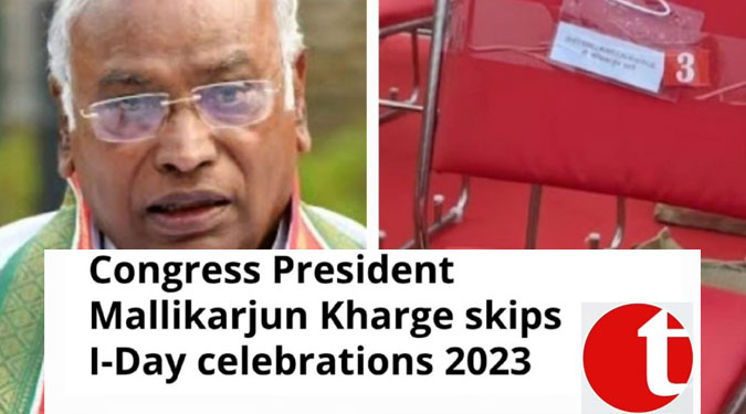 Congress President Mallikarjun Kharge skips I-Day celebrations 2023
