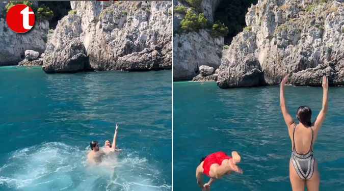 On her birthday, Kiara Advani drops video taking a dip in the ocean with Sidharth Malhotra