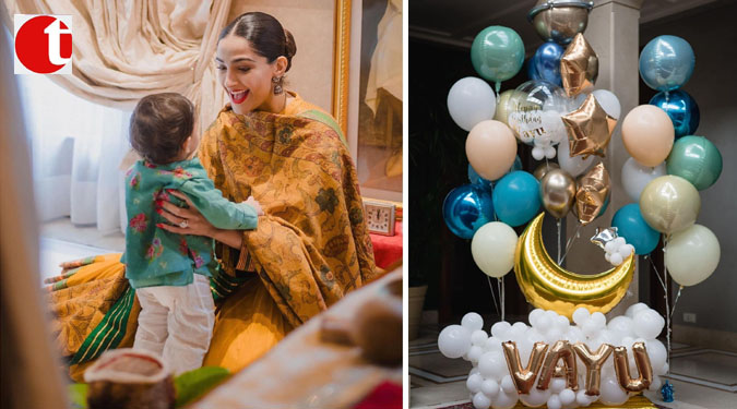 Sonam Kapoor hosts puja and family lunch on son Vayu’s 1st birthday, shares pics