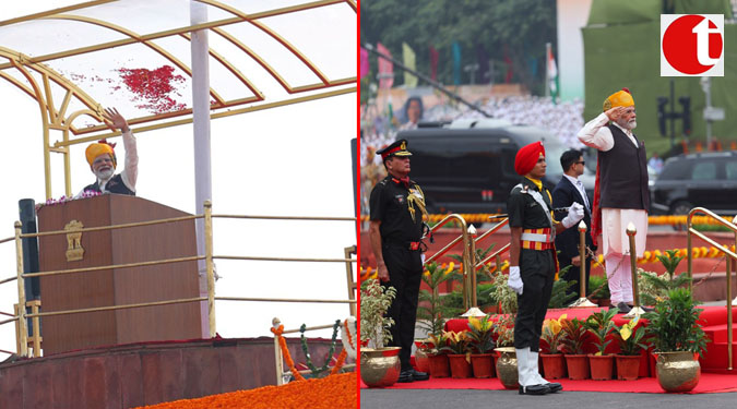 Glimpses from 77th Independence Day at Red Fort in Delhi