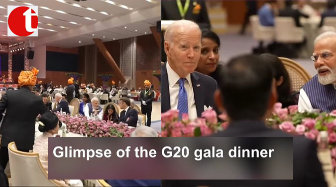 Glimpse of G20 gala dinner, India