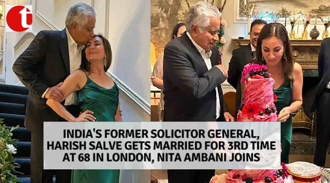 India’s Former Solicitor General Harish Salve Gets Married for 3rd Time at 68 in London