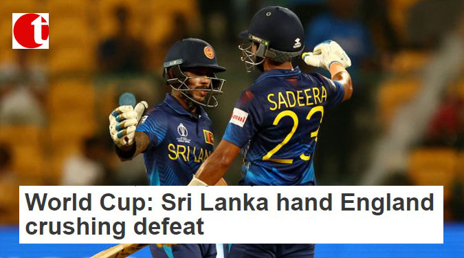 World Cup: Sri Lanka hand England crushing defeat