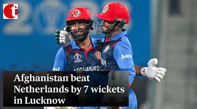 Afghanistan beat Netherlands by 7 wickets in Lucknow