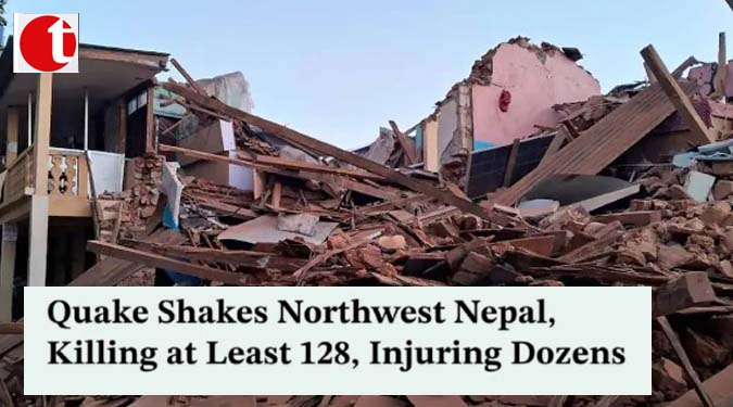 Quake Shakes Northwest Nepal, Killing at Least 128, Injuring Dozens