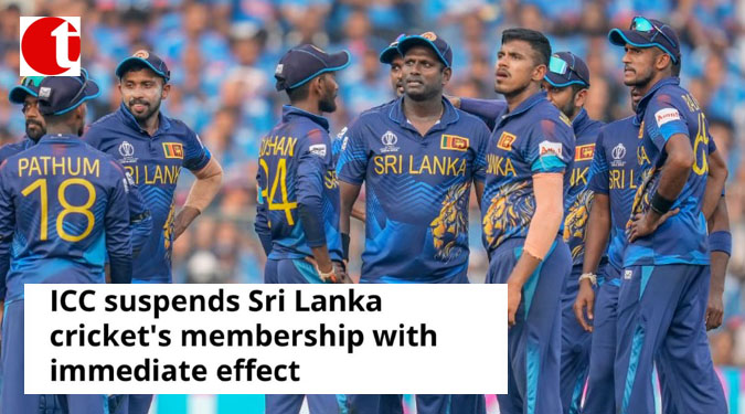 ICC suspends Sri Lanka cricket's membership with immediate effect