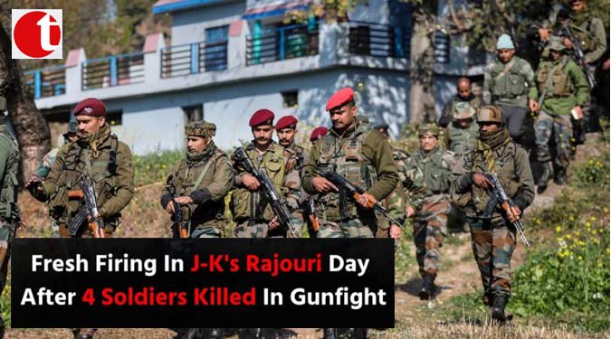 Fresh Firing In J-K’s Rajouri Day After 4 Soldiers Killed In Gunfight