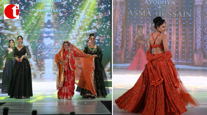 Khadi Shines, and Resham Dazzles on the Stage, Clad in Devoutness For Shri Ram