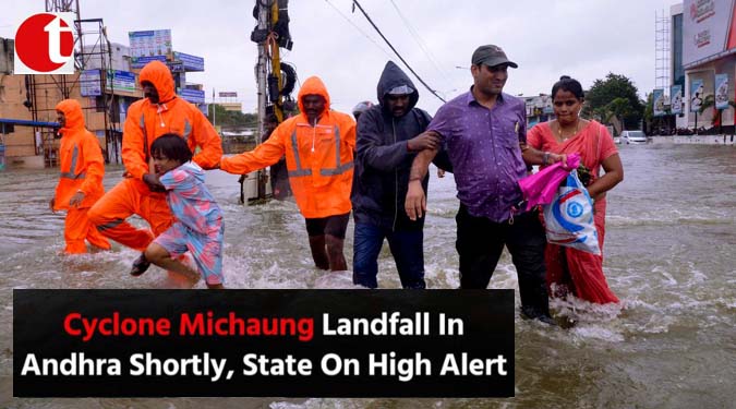 Cyclone Michaung Landfall In Andhra Shortly, State On High Alert