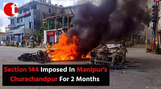 Section 144 Imposed In Manipur's Charachandpur For 2 Months