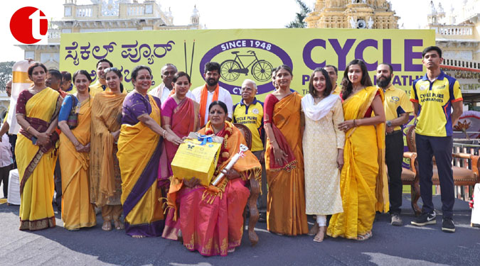 Cycle Pure unveils 111-feet Agarbathi to honour local craftsmanship