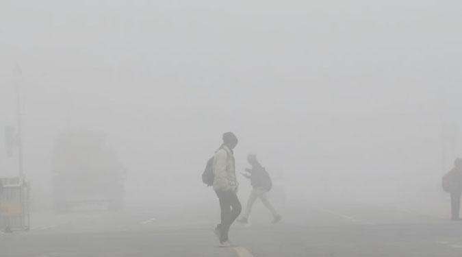 उत्तर भारत में अगले 4-5 दिनों तक घना कोहरा जारी रहने की संभावना