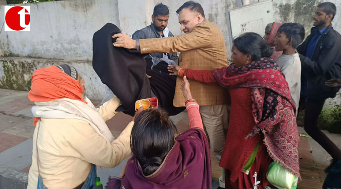 Suez Foundation India distributed blankets among 200 needy people