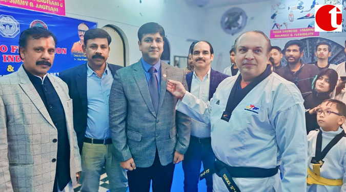 Grand Master Gaurav honoured with Kukkiwon Pin