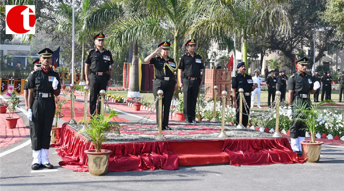 Course Ending Parade of Army Medical Corps (Non Technical) Post Commissioning Course-2023 held at Officers Training College, AMC Centre & College, Lucknow