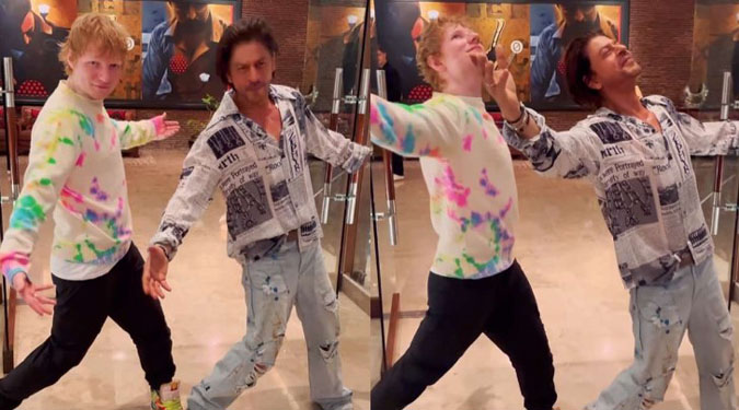 SRK, Ed Sheeran strike Bollywood star’s iconic pose, and it’s just ‘Perfect’ 