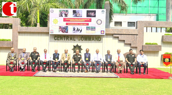 NDMA And Indian Army Central Command Conduct Disaster Management Symposium And Table Top Exercise