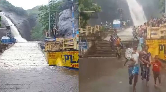 Tamil Nadu: Flash floods hit Old Courtallam waterfalls
