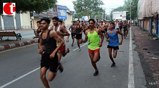 सेना भर्ती कार्यालय आगरा द्वारा आयोजित सेना भर्ती रैली संपन्न