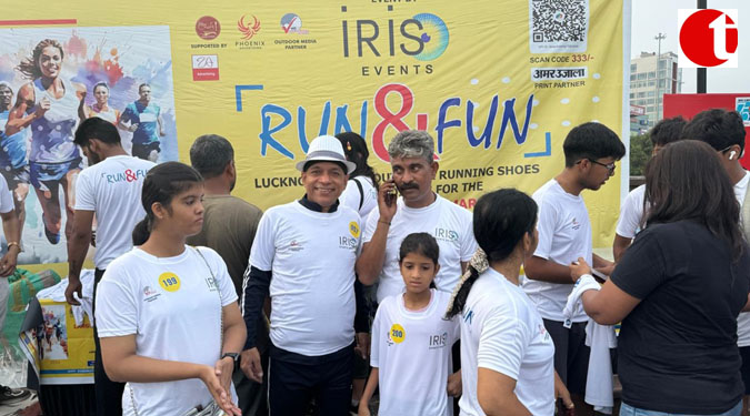 IRIS Event Solutions organized an event named “Run & Fun” in Lucknow