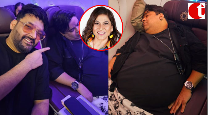 Archana Puran Singh shares hilarious video of 'The Great Indian Kapil Show' team's quirky flight snoozes