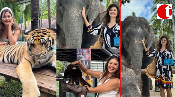 Pooja Batra share 'tiger tiger burning bright' moments from her Phuket trip