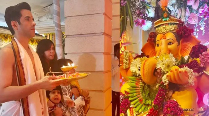 Ekta Kapoor joins brother Tusshar for Ganpati aarti: He’s back again