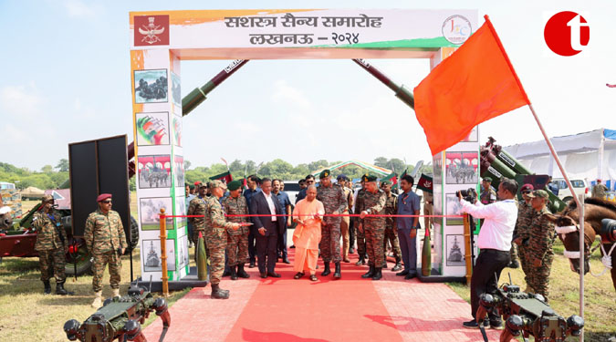 CM UP Inaugurates Three Days Armed Forces Festival Organised by Surya Command in Lucknow Cantonment