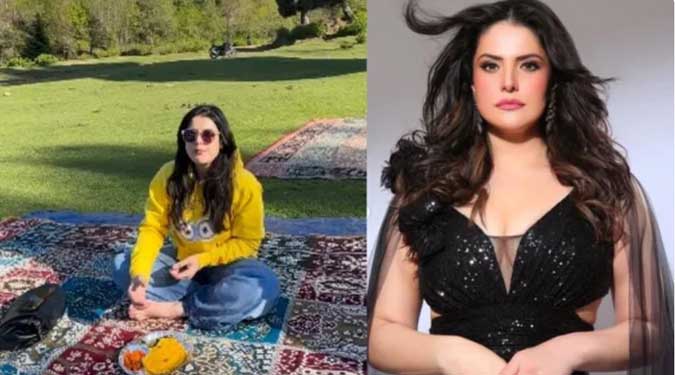 Zareen Khan captures essence of Kashmir in throwback video enjoying 'sarson da saag'