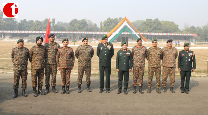 Lt Gen. Anindya Sengupta Encourages Candidates for Agniveer At AMC Stadium in Lucknow Cantt.