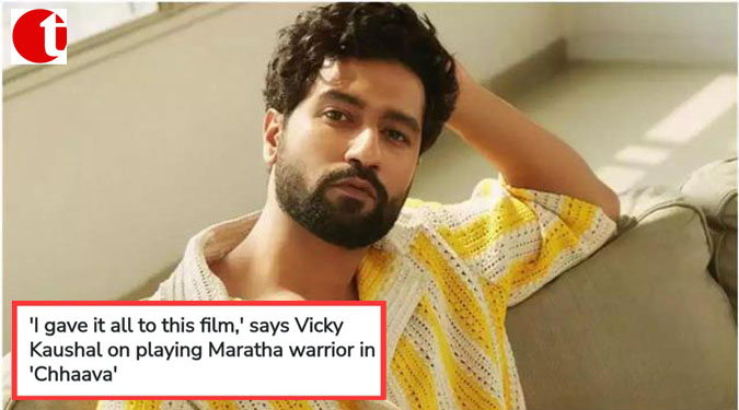 'I gave it all to this film,' says Vicky Kaushal on playing Maratha warrior in 'Chhaava'