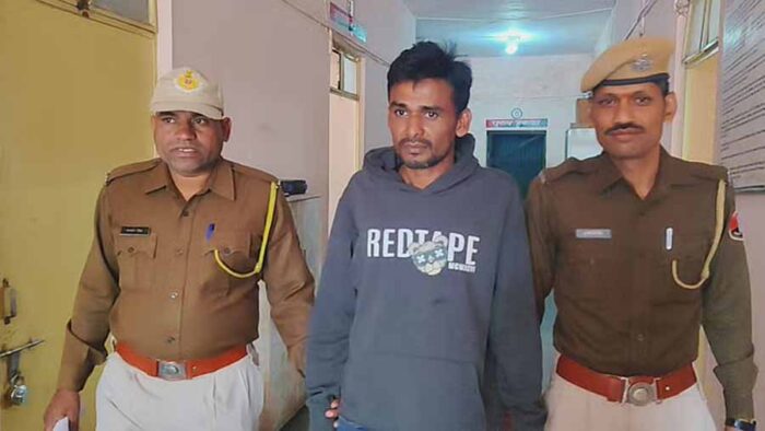 30 हजार का इनामी बदमाश गिरफ्तार, पुलिस पर चार बार फायर कर हुआ था फरार