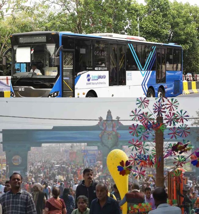 प्रयागराज में हाईड्रोजन फ्यूल से चलने वाली बस का ट्रायल फाफामऊ से नागवासुकी के बीच सफल रहा