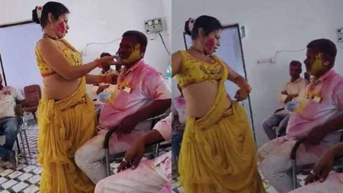 सारण में होली मिलन समारोह के दौरान सरकारी कार्यालय हुआ अश्लील नृत्य, DM ने दिए जांच के आदेश