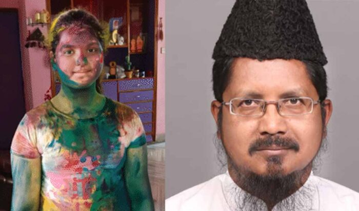 शहाबुद्दीन रजवी बोले- शमी की बेटी का होली खेलना शरीयत के खिलाफ और नाजायज