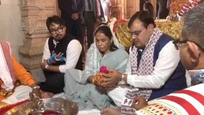 शक्तिपीठ मां त्रिपुरा सुंदरी की मुख्यमंत्री भजनलाल शर्मा ने की  पूजा-अर्चना