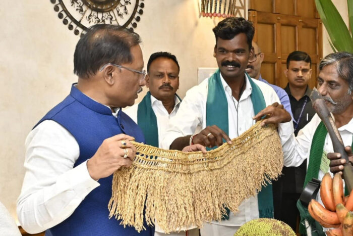 तमिलनाडु के किसानों ने छत्तीसगढ़ सरकार की नीति को बताया अनुकरणीय