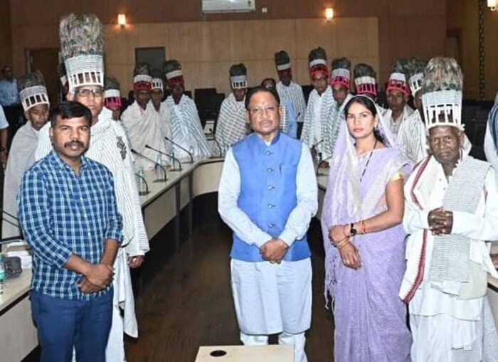 मुख्यमंत्री साय को बड़े भजन रामनामी मेला के लिए दिया विशेष निमंत्रण