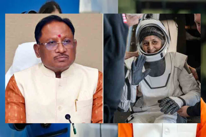 मुख्यमंत्री साय ने अपने संदेश में कहा कि नभ के पार गई नारी ने धैर्य को अपना हथियार बनाया