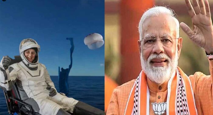 पीएम  मोदी ने सुनीता विलियम्स की धरती पर सकुशल वापसी पर दी बधाई
