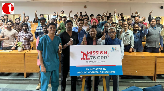 Life saving CPR training for the employees at National Law University