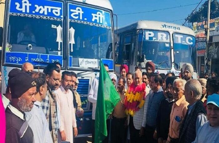 पंजाब में सरकार ने 2 नए रूटों पर चलने वाली बसों को हरी झंडी दिखाकर रवाना किया