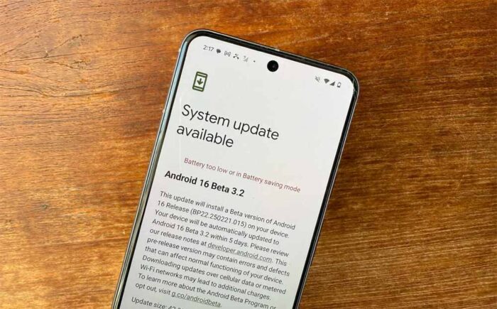 Google ने रिलीज किया Android 16 का Beta 3.2 वर्जन
