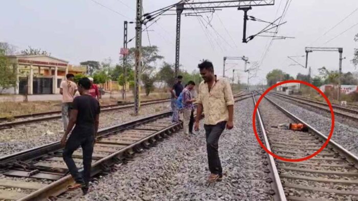 लोको पायलट बजाता रहा हॉर्न, फिर भी चलती मालगाड़ी के सामने कूद कर युवक ने दे दी जान