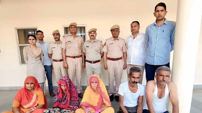पुलिस ने 72 घंटे से भी कम समय में युवक की हत्या की गुत्थी सुलझाई, तीन महिलाओं समेत पांच आरोपी गिरफ्तार