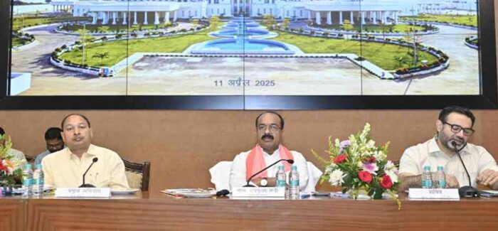 लोक निर्माण विभाग की समीक्षा बैठक में डिप्टी सीएम साव ने दिए निर्देश