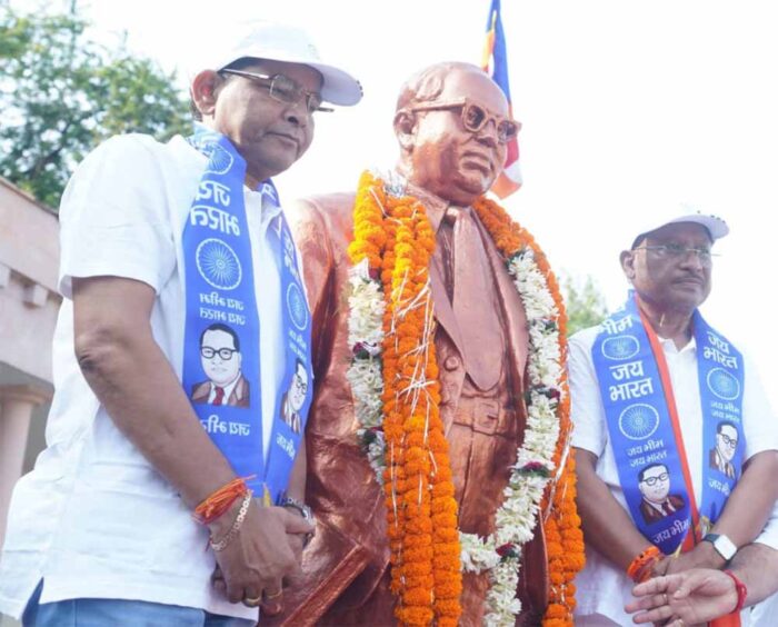 युवाओं के साथ ‘जय भीम पदयात्रा’ में शामिल हुए मुख्यमंत्री साय