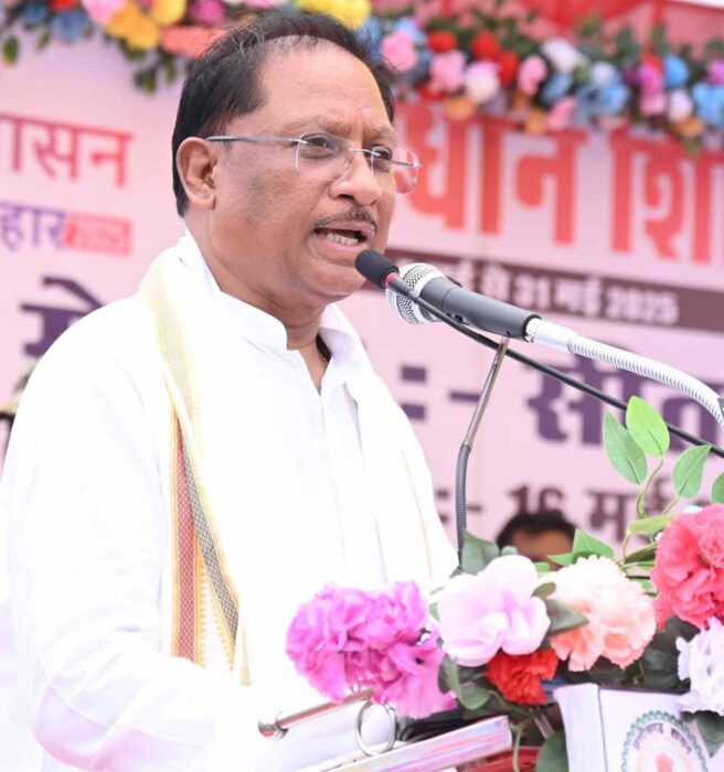 मुख्यमंत्री साय ने क्लस्टर के 08 ग्राम पंचायत के लोगों से किया सीधा संवाद